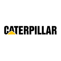 Heavy duty replacement rubber tracks for Caterpillar construction equipment.