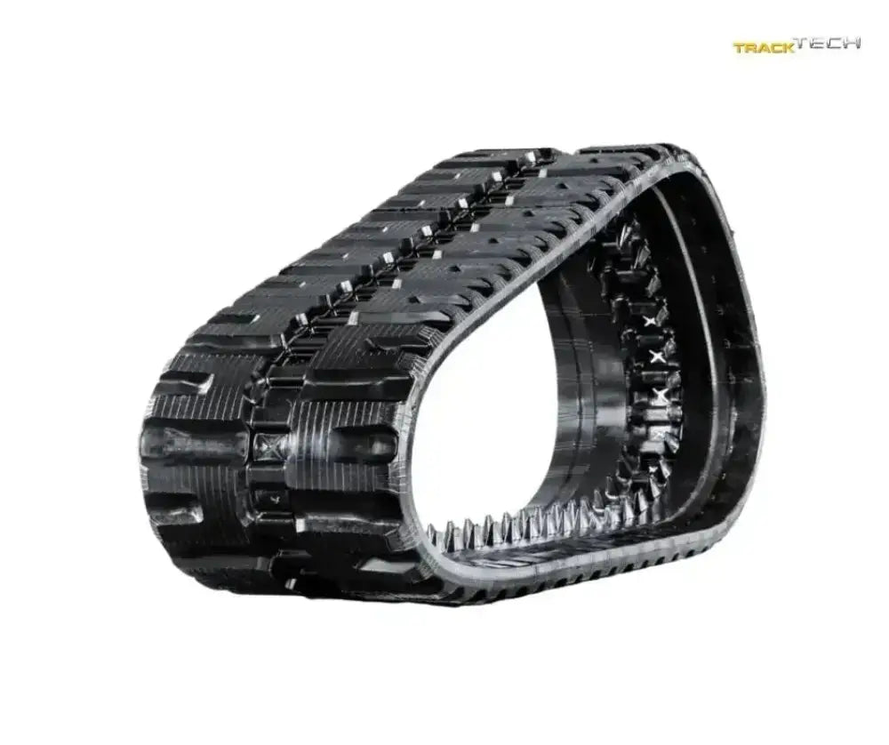 Black rubber track for heavy machinery on Kubota SVL90-2 Rubber Tracks product display