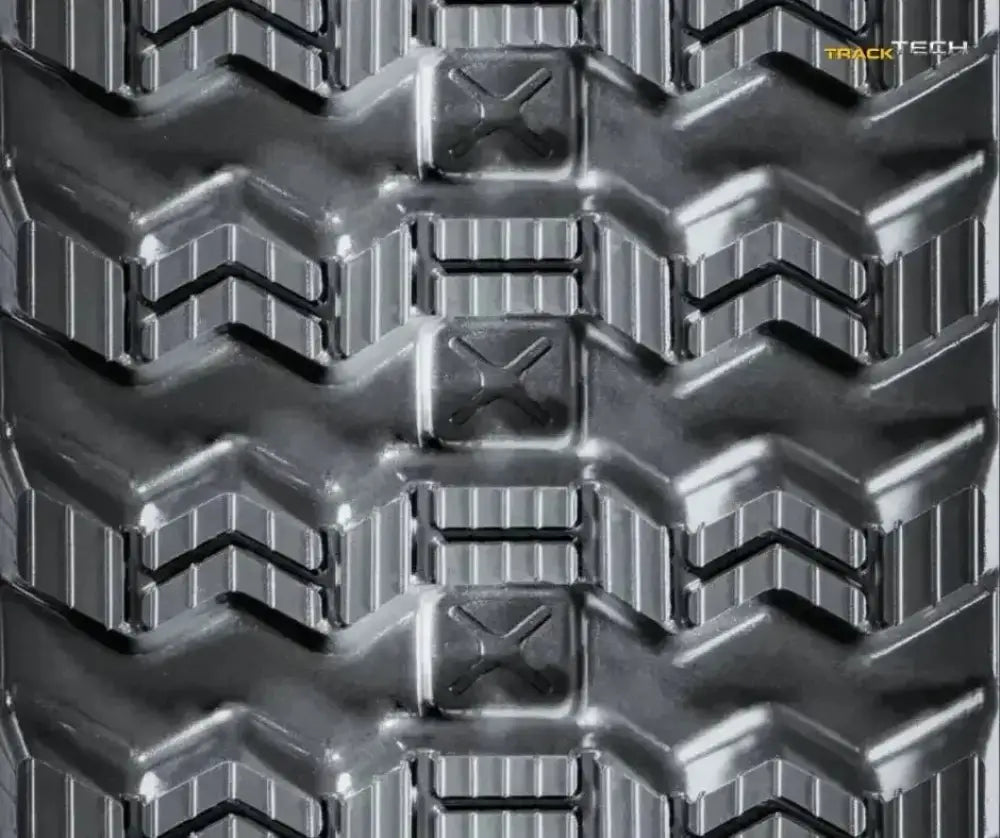 Heavy-duty rubber track tread with deep aggressive patterns for Kubota SVL90-2 traction